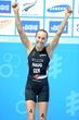 Anne Haug sicherte sich durch ihren Sieg im letzten WM-Rennen der Triathlonsaison in Auckland, Platz 2 in der Gesamtwertung. Foto: delly carr/itu media.