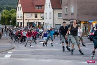 Am 4. Juli findet erneut die Skatenight in Saarbrücken statt. Foto: sns.